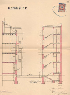 Поперечний розріз. 1911 р.