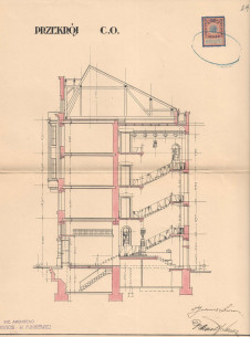 Поперечний розріз. 1911р.