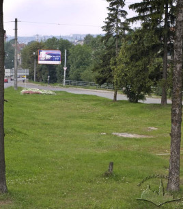 Vul. Lychakivska. Location where the monument to Soviet tankmen used to stand