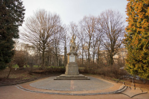Stryiskyi Park territory – monument to Jan Kilinski