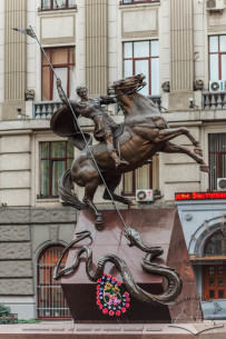 The monument on pl. Henerala Hryhorenka
