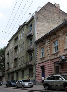 Вул. Левицького, 22. Північний фасад будинку