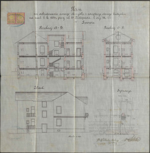 Проєкт розбудови вілли від 1908 року авторства Яна Шульца