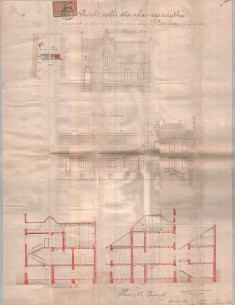 Первинний проєкт вілли Станіслава Маєрського (1898)