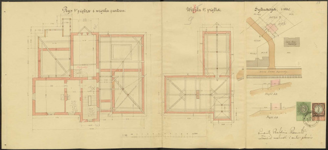 Mansard floor and roof from the 1890 project by Ludwik Baldwin-Ramułt