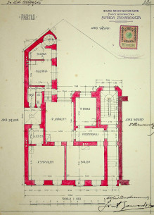 План першого поверху, 1905
