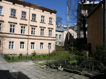 Вул. Лисенка, 7. Фрагмент подвір'я