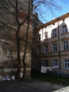 Вул. Лисенка, 7. Фрагмент подвір'я