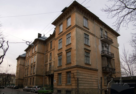 Вул. Лисенка, 14-14а. Вигляд будинку з північного заходу