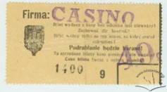 Квиток кінотеатру "Казино"
