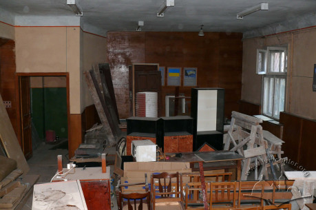 вул. Личаківська, 7. Прибудова у внутрішньому подвір'ї будинку. Інтер'єр. Тут розташовувався кінотеатр "Метро" (1934–1944).