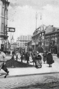 Автобусна зупинка, 1930-і рр.