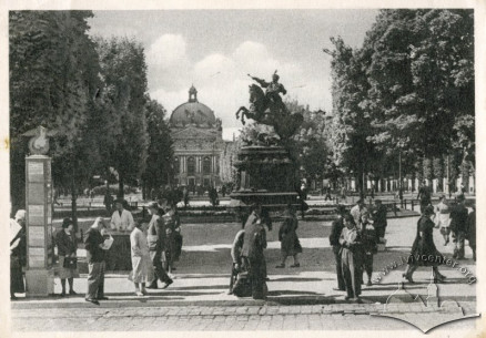 Зупинка з рекламною конструкцією, 1930-і рр.