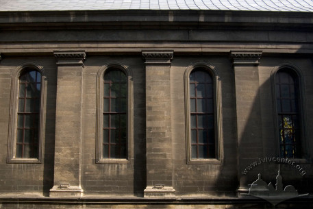 Pl. Soborna, 3. Part of the southern facade