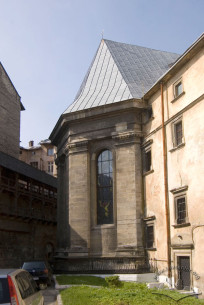 Pl. Soborna, 3. The church's apse as seen from the north