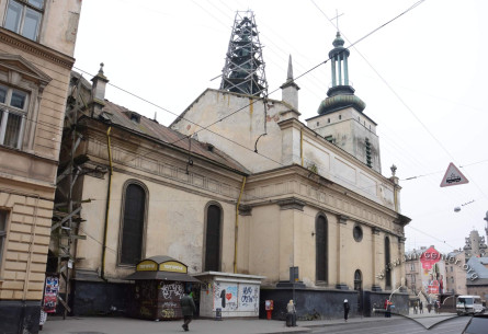 Pl. Mytna, 2. View of the church from vul. Lychakivska (north east)