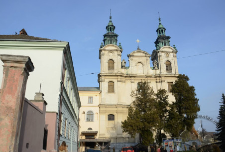 Vul. Bandery, 8. A view of the church from the southwest