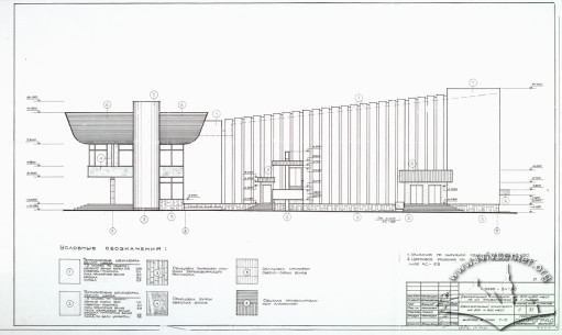 Lateral (eastern) elevation