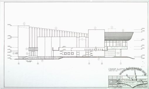 Lateral (western) elevation