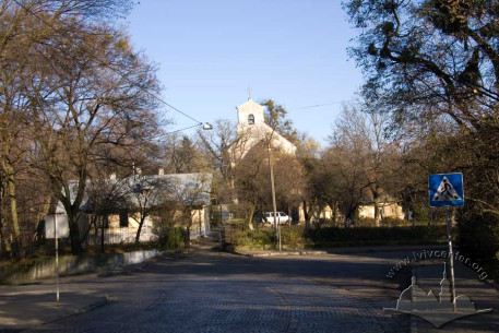 The territory of historical Sofiivka, near the intersection of Franka and Yaroslavenka Streets – St. Sofia Church.
