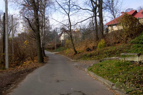 Sofiivka, along Dibrovna Street (formerly Łukiewicz)