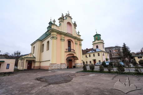 Vul. Zhovkivska, 8. Former church and monastery as seen from northern side