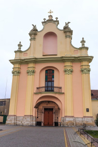 Vul. Zhovkivska, 8. The western facade of the church, now a prayer hall building