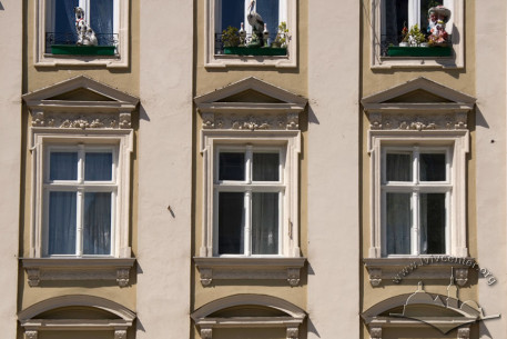 Pl. Rynok, 35. The 3rd floor windows