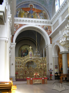 Vul. Zamarstynivska, 134. Interior, a view towards the iconostasis