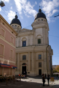 Vul. Krakivska, 21. The principal facade as seen from vul. Lesi Ukrainky