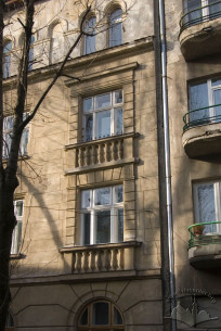 Вул. Академіка Павлова, 9. Фрагмент бічного фасаду