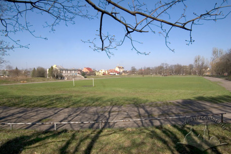 Vul. Sulymy, 1. The Silmash stadium as seen from the Liubinska street.