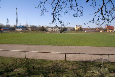 Vul. Sulymy, 1. View of the stadium from the Narodna street.