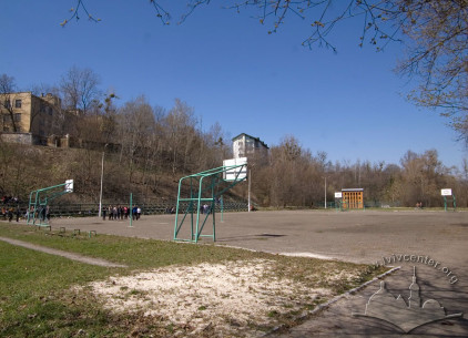 Vul. Kleparivska, 29. Stadium on the place of the former shooting range.