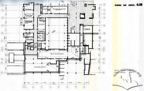 Floor-plan, first under-ground level