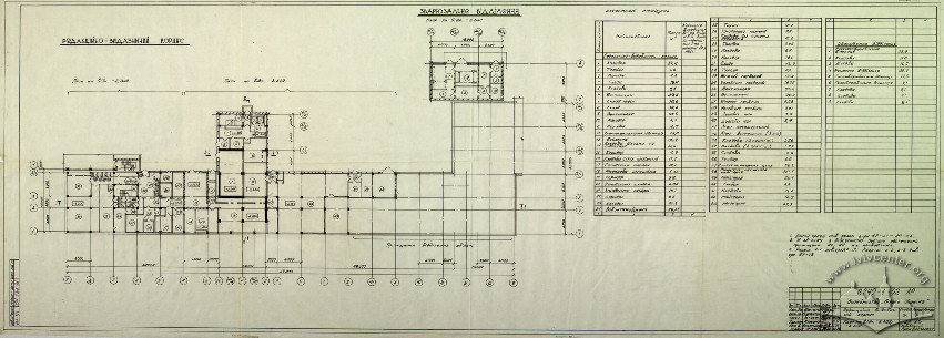Publishing House, basement plan (Lviv Prombudproekt, archives)