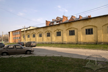 Vul. Kniahyni Olhy, 3а. The sports building's west facade.