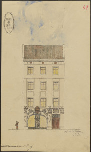 Креслення фасаду 1924 року