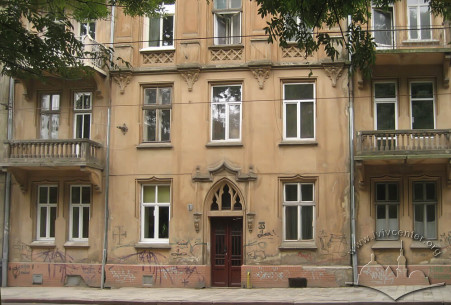 Vul. Vitovskoho, 33. The main facade (fragment)