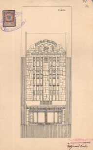 Main elevation as designed by Ferdynand Kasler in 1912