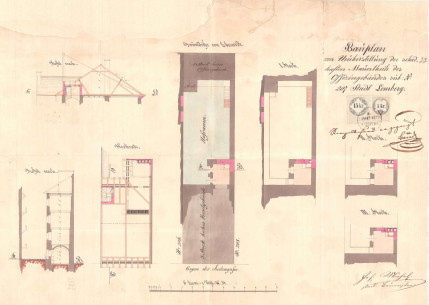 Project for an addition from 1863