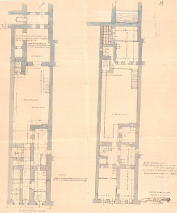 Floor plans based on the measurements in 1912