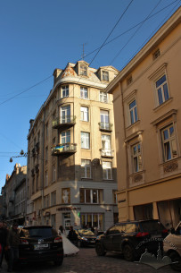 Vul. Halytska, 19. A view from vul. Brativ Rohatytsiv, from western side