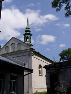 Vul. Dovbusha, 24. Detail of the church's main facade