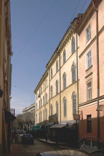 Vul. Teatralna, 22. A view from Virmenska str..