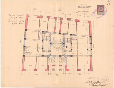 Планування 1 поверху. 1912р.