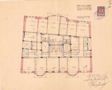Планування 3 поверху. 1912р.
