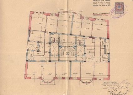 Планування 4 поверху. 1912р.