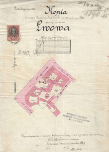 Situation plan of the quarter prior to construction works in 1889