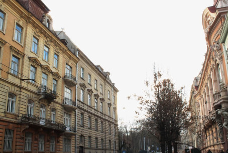 Vul. Universytetska, 1. A view from vul. Lystopadovoho Chynu, from northeastern side